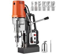 Kit de perceuse magnétique MD50 50mm 1680W perceuse de banc électrique 2900LBS Force magnétique avec mèches annulaires HSS Durabilité, Efficacité(MD50 7PCS)