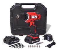 Kit de perceuse-visseuse sans fil avec batteries Li-ion 18 V