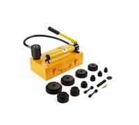 Kit de Perforation Hydraulique Outil de Poinçonnage 15000kg 10 Poinçons 2,2-11,4cm