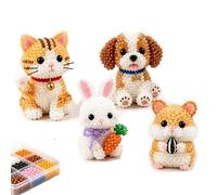 Kit De Perlage Diy Sur Le ThèMe Des Animaux - Ensemble CréAtif Pour Oiseaux En Perles 3d - Kit Artisanal Avec Instructions Et Perles ColoréEs - Cadeau Pour Adultes, Ados Et DéButants Pour éTagèRe (E)