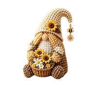 Kit de Perles 3D à Assembler | Avec Guide Figurines Gnomes | Matériel de Broderie de Perles Inclus | pour Filles Garçons École Maternelle Voyage