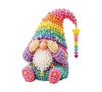 Kit de perles 3D, Décoration de maison gnome miniature faite main, Kit d'artisanats complet avec perles, 30x20 cm, Projet créatif, Activité artistique à réaliser soi-même