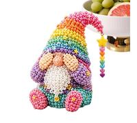 Kit de Perles 3D pour Art Créatif | Avec Guide Figurines Gnomes | Loisir Créatif DIY en Bijoux de Perles | pour Filles Garçons École Maternelle Voyage