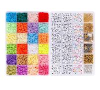 Kit De Perles Colorées En Argile Polymère Mixte, Ensemble De Fabrication De Bijoux Pour Enfants, Jouets Faits À La Main