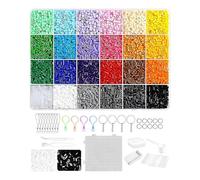 Kit de perles de sécurité - Kit de perles de fusion de perles de 5 mm | Pinces à fondre colorées - Kit de bricolage fait à la main - Accessoires artistiques créatifs - Activités d'assemblage d'agrafes