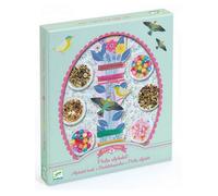 Kit de perles - DJECO - Alphabet Coloris Unique - Pour Enfant Fille - Multicolore et Vert