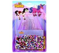 Création perle et bijou Hama Kit de perles midi : licorne hama