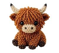 Kit De Perles Pour Animaux, Fabrication De Porte-Clés Débutants, Coffret D'Art Perles Animaux Mignons, Création Bijoux Amusants Faits Main Pour Charme De Sac, Pendentif, Déco Adultes Ados Passionnés