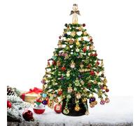 Kit de perles pour sapin de Noël coloré DIY Artisanat Décoration de | Arbre de Noël en perles pour bibliothèque, rebord de fenêtre, cheminée, table de chevet, présentoir, artisanat, classes a