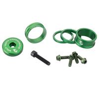 Kit de personnalisation wolf tooth anodized color kit entretoises de direction capot de direction vis de porte bidon vert