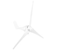 Kit de Petit Générateur éolien 1200W, Système de Charge Efficace pour Les Maisons Marines avec 3 Pales et Composants en Fibre de Nylon Durables (White)