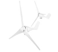 Kit de Petit Générateur éolien 1200W, Système de Charge Efficace pour Les Maisons Marines avec 3 Pales et Composants en Fibre de Nylon Durables (White)
