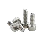 Kit de petits boulons à vis M2, 1000 pièces, 4mm, 5mm, 6mm, 8mm, 10mm, électriques, capuchon six pans creux, jeu Allen(Flat head Stainless)