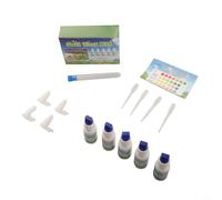 Kit de pH du sol 10 ml pour l'agriculture, le jardinage et l'aménagement paysager - Solution de mesure NPK et pH avec tubes, nuancier et feuilles de contrôle