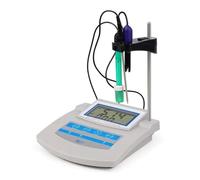 Kit de pH-mètre de laboratoire 6 en 1, table numérique, avec compensation de température et stockage de données, pour aquarium, laboratoire, ferme, pêche