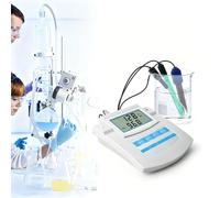 Kit De Ph-Mètre Numérique De Paillasse, Compteur Paillasse Haute Précision avec Affichage LED, Plage De Mesure De Ph De 0,00 À 14,00 Et Sonde De Haute Précision pour Piscines D'aquariums