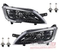 Kit De Phares H7/H7 Gauche Et Droite Compatible Avec Opel Movano C Et Ampoules