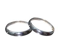 Kit de phares vintage plaqué chrome pour Mini Austin MG Morris