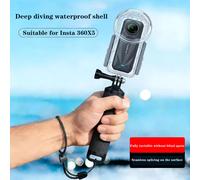 Kit de photographie de plongée Seafrogs pour Insta 360 X5, coque étanche à 50 mètres + poignée de flottabilité + corde anti-perte, équipement de plongée