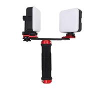 Kit de photographie dentaire - Téléphone portable double lumière avec poignées Bluetooth pour macro photographie dans les cliniques dentaires, soins bucco-dentaires, nail art, tatouages, insectes