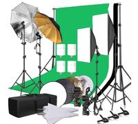 Kit de photographie, éclairage par boîte à lumière, support pour trépied, kit de studio photo