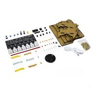 Kit de piano électronique à faire soi-même avec 7 touches (pièces en ose) | 7 touches tactiles, assemblage bricolage, pratique de soudure, piano électronique fonctionnel, plaisir éducatif