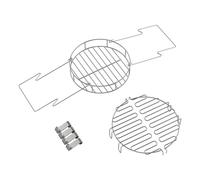 Kit de pices de rechange pour friteuse dinde Char-Broil The Big Easy Accessories - Panier de lit superpos - Crochets ctes - Kit d'accessoi