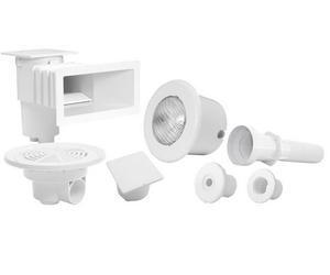 Kit de pièces à sceller AQUALUX pour piscine enterrée 7x3 liner