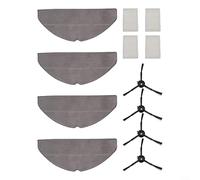 Kit de pièces d'aspirateur Tapo RV30 Max Plus RV20 Max Plus comprenant des brosses latérales en papier filtre et des chiffons en microfibre pour un entretien complet du sol (A)