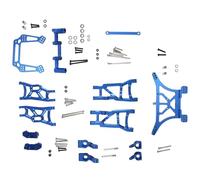 Kit de pièces de Mise à Niveau du châssis en Alliage d'aluminium, Bras de siège C, essieu arrière for Trax-XAS 2WD Slash Rustler Stampede 1/10
