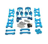 Kit de pièces de mise à niveau en métal pour Wltoys 144001 144010 124017 124019 124007 RIaarIo XDKJ-001 XDKJ-006 AM-X12 - Bleu