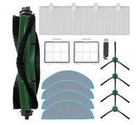 Kit de pièces de nettoyage efficace pour Roomba modèles Y0140 Y0110 Q0120 Q0520 Q011 Brosse à rouleaux, serpillères, filtres et brosses