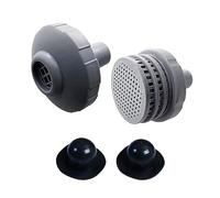 Kit de pièces de piscine terrestre avec grille de filtre de sortie, buse d'entrée et bouchon de piscine pour 25022E 1500 2000 Ensemble de connexion de tuyau d'aspiration Adaptateur de tuyau d'entrée