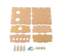 Kit de pièces de Protection pour boîtier en Acrylique, Compatible avec la Carte de préamplificateur à Tube de Valve 6J1, boîtier en Acrylique Transparent Transparent avec