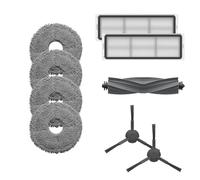 Kit de pièces de rechange 6 en 1 compatible avec l'aspirateur robot Dreame Bot L10s Pro: brosse latérale, couvercle de brosse principale, filtre, chiffon et sac à poussière.(Accessories Kit)
