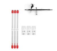 Kit de pièces de rechange avec buse d'aérographe de 0,4 mm Kit de capuchon de buse d'aérographe Pièces de rechange d'aiguille d'aérographe pour accessoires de pistolet aérographe