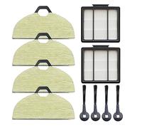 Kit de Pièces de Rechange Brosses Latérales Filtres Vadrouille Pad pour Nettoyage pour RV2001WD AV2001WD Accessoires pour Aspirateur Robot
