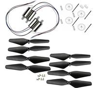 Kit de pièces de Rechange Compatible avec Drone Pliable LS11, Compatible avec Les hélices Pliables HJ28, Cadre de Protection, Bras, Engrenages de Moteur(SETBS)