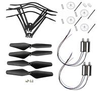 Kit de pièces de Rechange Compatible avec Drone Pliable LS11, Compatible avec Les hélices Pliables HJ28, Cadre de Protection, Bras, Engrenages de Moteur(TYPE0 KIT)