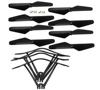 Kit de pièces de Rechange Compatible avec Drone Pliable LS11, Compatible avec Les hélices Pliables HJ28, Cadre de Protection, Bras, Engrenages de Moteur(TYPE1 Guards Blades)