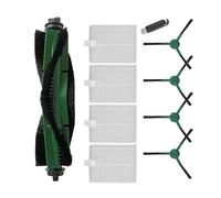 Kit de pièces de rechange compatible avec l'aspirateur robot Roomba 105 / Combo Essential Y0140 : brosse principale, brosses latérales et filtre. Kit d'entretien complet.(A)