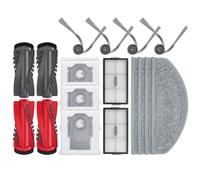 Kit de pièces de rechange compatible avec Roborock G30S PRO et Roborock Saros 20 - Brosses, Filtres, Sacs et Chiffons
