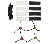 Kit de pièces de rechange compatible avec robot aspirateur Lubluelu SG60 SL60D, 4 brosses latérales, 1 brosse rouleau principale, 4 filtres pour le dépoussiérage et l'entretien de routine sur tous les