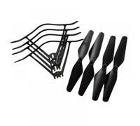 Kit de pièces de Rechange de Cadre de Protection d'hélice de 12cm 120mm Compatible avec quadrirotor Pliable F84 Compatible avec des Drones similaires(Props Guards)