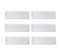 Kit de pièces de rechange d'origine avec brosse principale, brosses latérales, filtre et vadrouille pour RCV 3, compatible avec les composants de rechange du robot aspirateur, nylon + plastique (C)