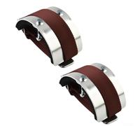 Kit de pièces de rechange en métal pour cloison sèche avec sangles confortables et boucles en alliage pour un soutien sécurisé des jambes, repose-pieds de 55,9 cm avec rembourrage rembourré