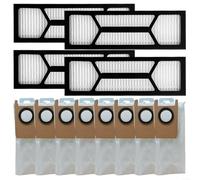 Kit de pièces de rechange for aspirateur robot Eufy S1 Pro avec 2 filtres + 4 sacs ou 4 filtres + 8 sacs (A)(B)