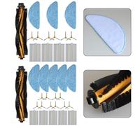Kit de pièces de rechange pour Aeno ARC0002S ARC0003S RC2S | RC3S Robot pour aspirateur, pour brosse principale, brosses latérales, filtres, serpillières, chiffons