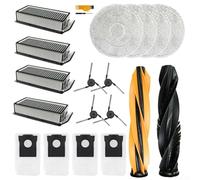 Kit de pièces de rechange pour aspirateur, avec brosse principale, brosse latérale, serpillère et sacs à poussière, pour Dreame L40s Pro Ultra, pour L50 Pro Ultra, pour Matrix 10 Ultra, pour Mova V50