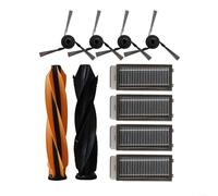 Kit de pièces de rechange pour aspirateur avec brosses principales, brosses latérales et filtres haute efficacité, compatible avec DREAME X50s Pro, MATRIX 10 et MATRIX 10 Ultra